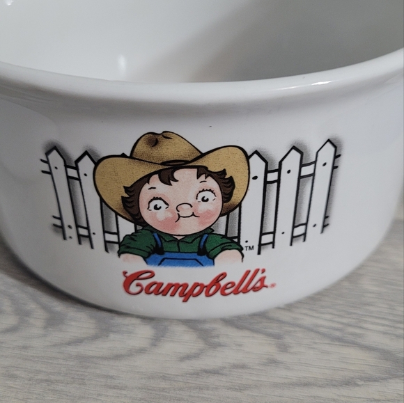 Campbell's 2001 Collector Ceramic Soup Bowl Mug-Dual Handles Houston Lot of 2 - Picture 2 of 5